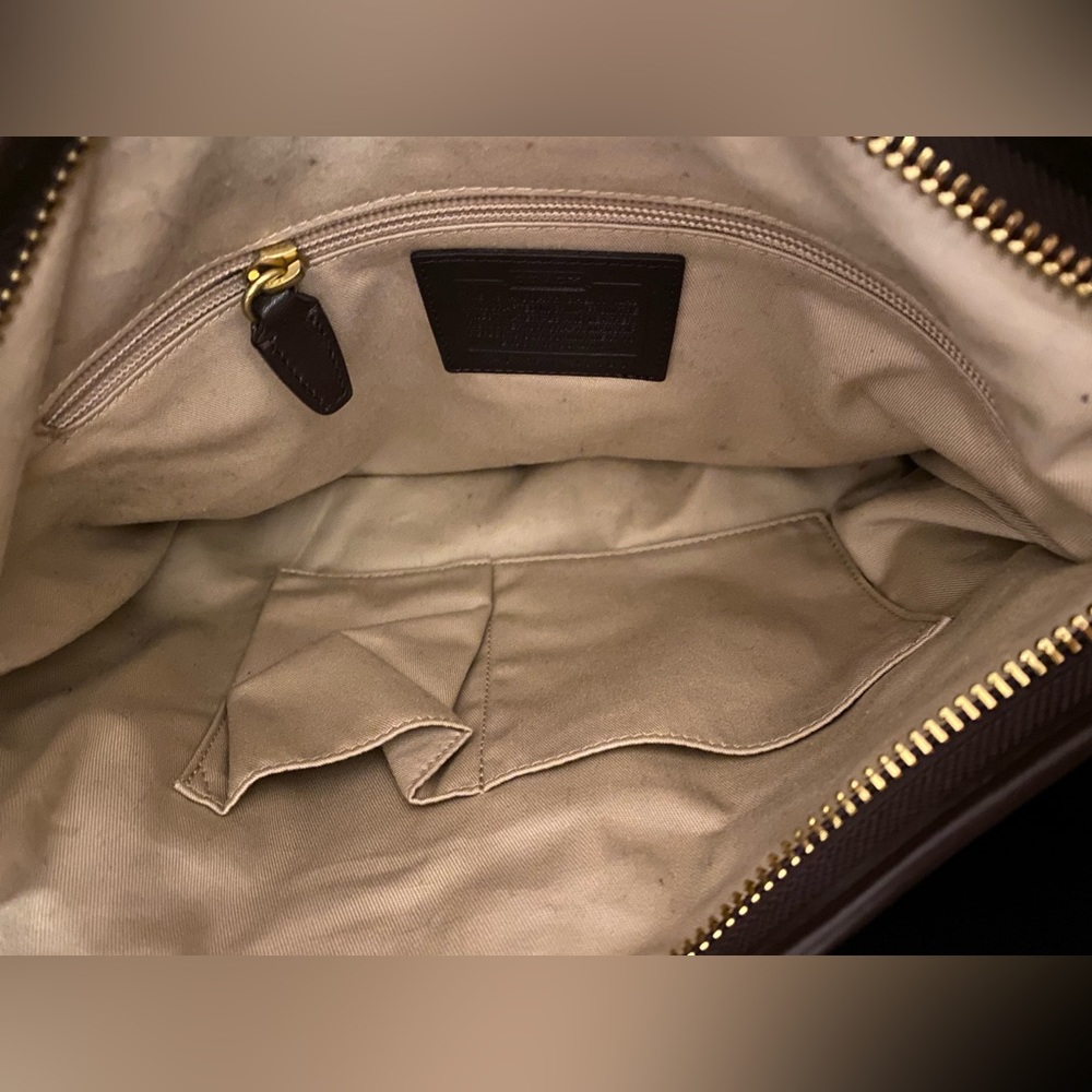 COACH shoulder bag brown - New with tags and only used once. - Picture 2 of 10